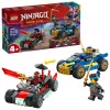 Ehitusklotsid Ninjago 71840 Võidusõiduduo Rogue vs Drix