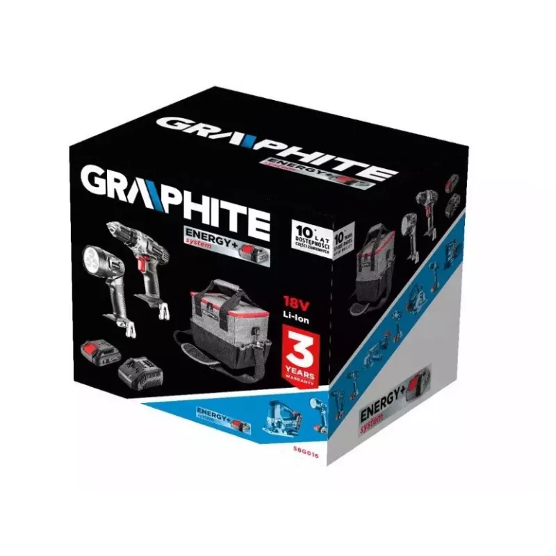 Elektriliste tööriistade komplekt GRAPHITE 5-osaline 58G016