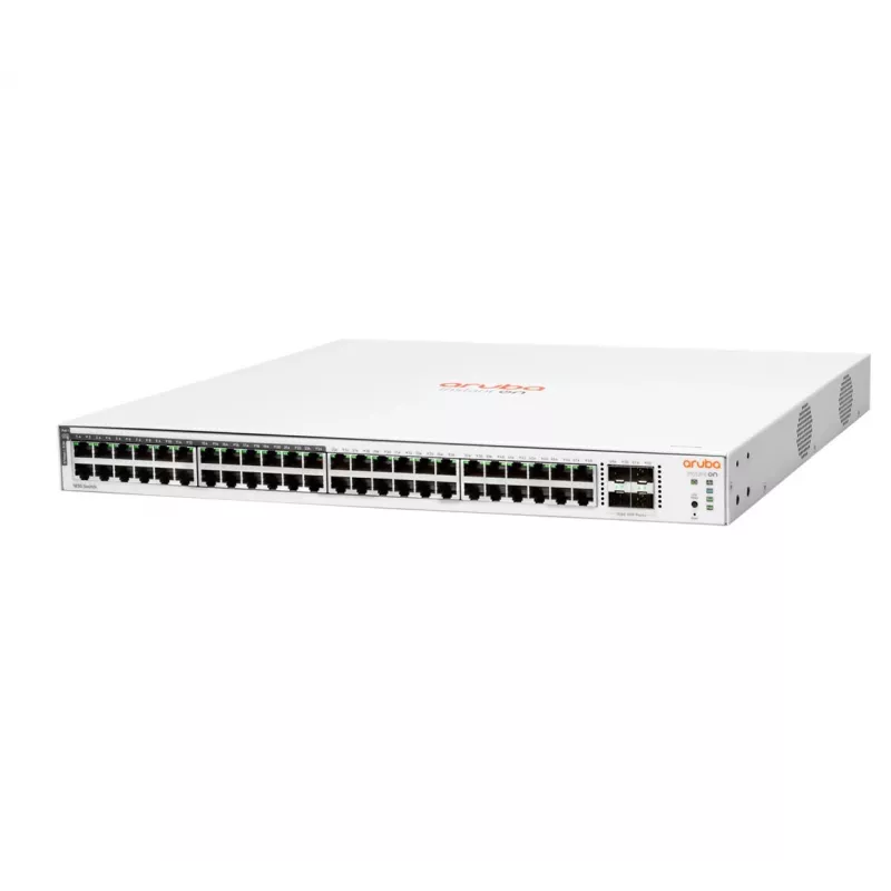 HPE Aruba Networking Aruba Instant On 1830 48G 24p Class4 PoE 4SFP 370W Hallatav L2 Gigabit Ethernet (10/100/1000) Toide Etherneti kaudu (PoE) 1U