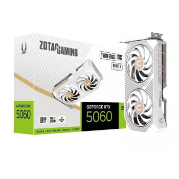 Videokaart Zotac GAMING GeForce RTX 5060 Twin Edge OC White Edition 8GB GDDR7