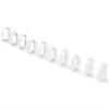 Kaablihaldusklamber Secomp 44 x 60 mm helehall RAL 7035, pakendis 10 tk
