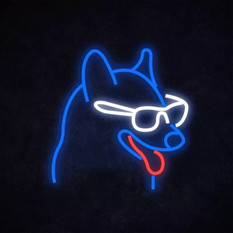 Neoonvalgusti MANTA Neon Lights Koer prillidega Manta SNL69MT — dekoratiivne LED-neoonseinavalgusti