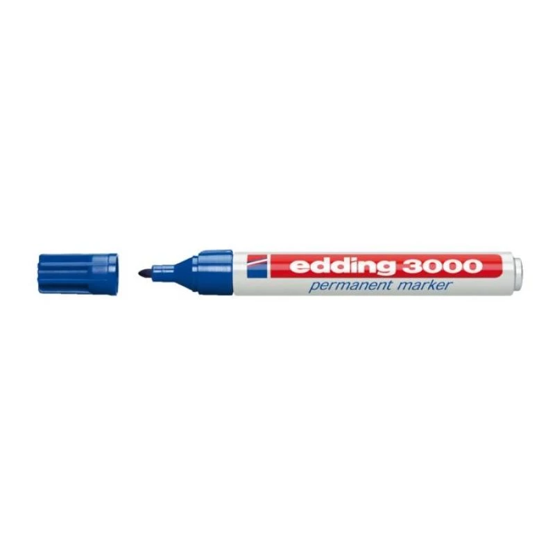 Permanent Marker Edding 3000 Blue 10 pcs