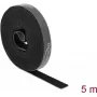 Kinnitusteip DeLOCK Velcro teip rullis L 5 m x L 15 mm must