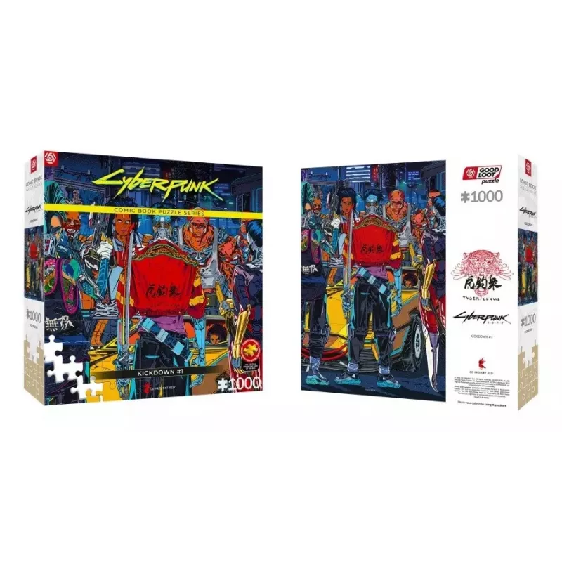 Good Loot Comic Book Puzzle: Cyberpunk 2077 Kickdown, 1000 tk
