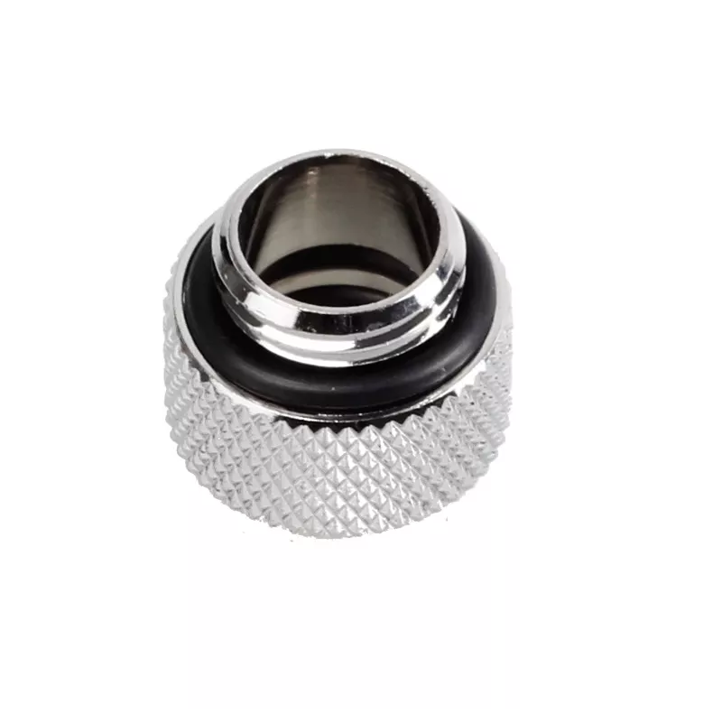 Bitspower Multi-Link adapter, sirge, G1/4 inch AG kuni 12 mm AD kõvatorule - hõbedane läikiv