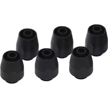 Alphacool HF kruviliitmik TPV - 12,7/7,6 mm sirge - must - 6er komplekt (17453)
