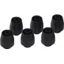 Alphacool HF kruviliitmik TPV - 12,7/7,6 mm sirge - must - 6er komplekt (17453)