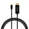 USB-C kaabel SAVIO CL-191 2 m — USB-C to USB-C, isane-isanele, must, plastikkest, vaskjuht