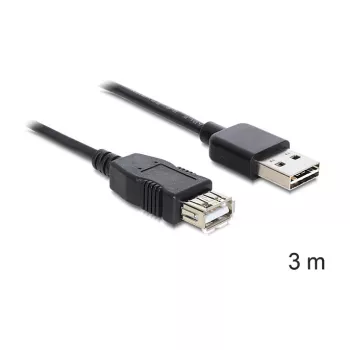 USB-kaabel DeLOCK EASY-USB 2.0-A 3m Must