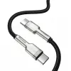 USB-C–USB-C kaabel Baseus CATJK-C01, USB 3.2 Gen 1, 1 m, must
