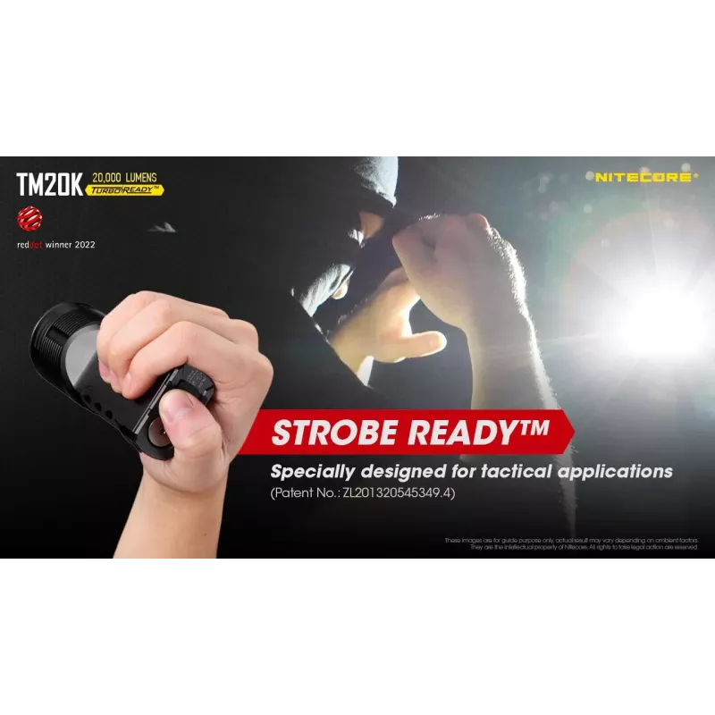 Taskulamp Tiny Monster SERIES/20000 Luumenit TM20K Nitecore