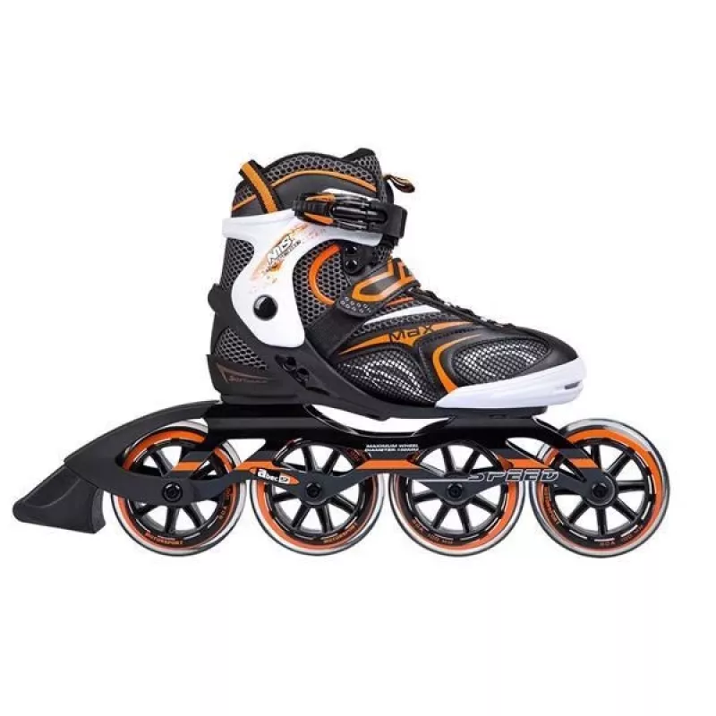 Rulluisud Nils Extreme NA1060S MUST-ORANŽ SUURUS 40