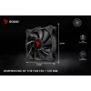 Kõik-ühes vedelikjahutus SAVIO BLADE SET 120 mm ventilaator 1800 p/min 32 sone Must