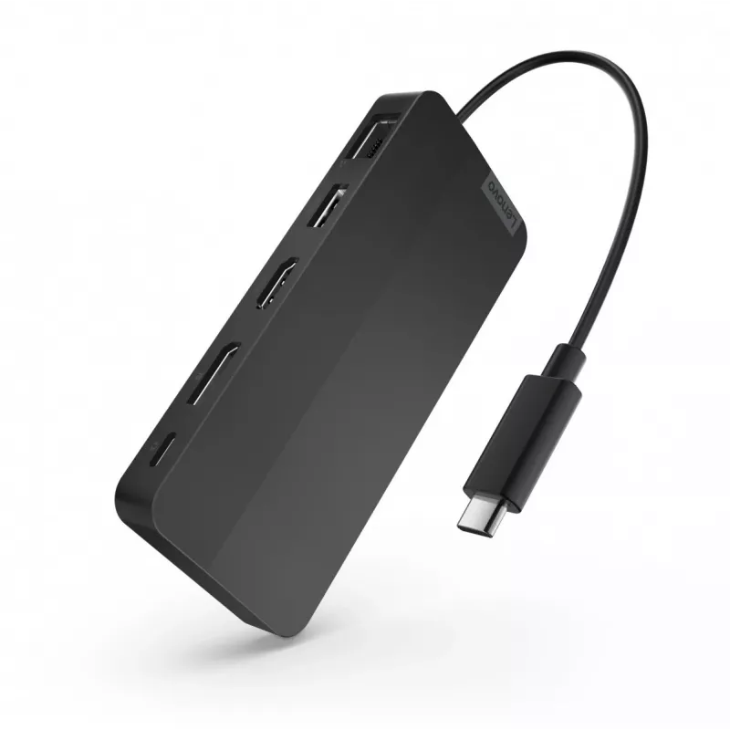 Lenovo 40B90100EU sülearvuti dokk/pordireplikaator Juhtmega ühendatud USB 3.2 Gen 1 (3.1 Gen 1) USB-C Must