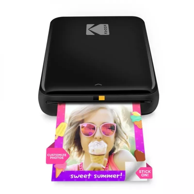 Kodak STEP Instant mobiilne fotoprinter Värviline ZINK 2x3'' 1 ppm, Bluetooth, Must