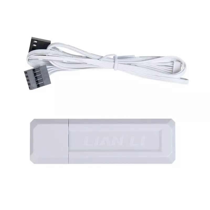 Lian Li UNI FAN SL Wireless 120 ARGB ümberpööratud labadega valge 3-pakk