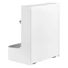 Ergo Office lauapõhja alla paigaldatav hoiukast / organiseerija tarvikute riiuliga, valge, max 5 kg, ER-442