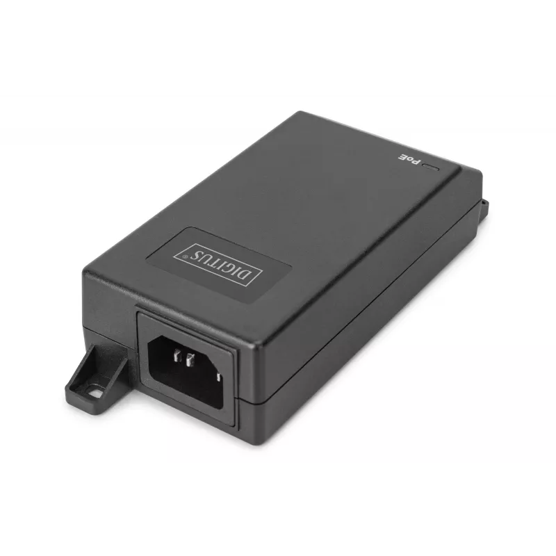 Digitus Gigabit Ethernet PoE+ süstija 802.3at 30 W must