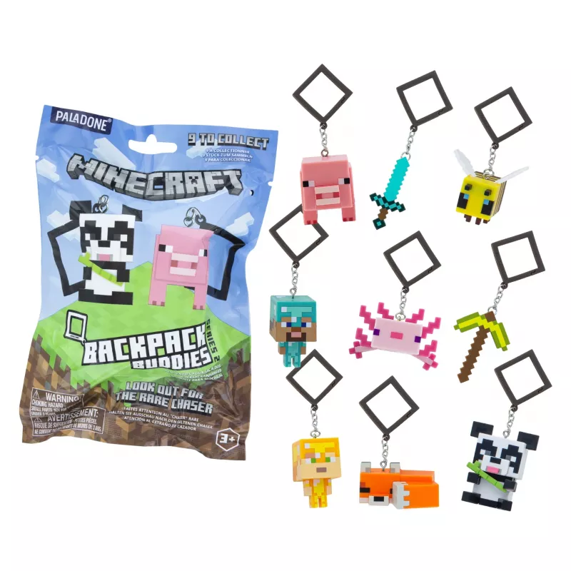 Paladone Minecraft Backpack Buddies Series 2 CDU 24 tk