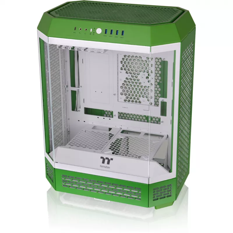 Thermaltake The Tower 600 Mid Tower ATX korpus klaaspaneelidega (roheline/valge)
