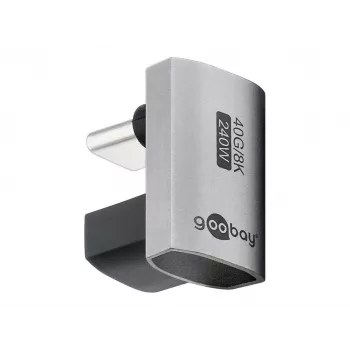 Goobay USB-C adapter 180° U-kujuline USB4 pistik > pesa (74445)
