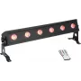 EUROLITE AKKU Bar-6 Entry QCL RGBW LED-latt, 6x4W LED-id, akutoitega kaasaskantav valgustus