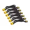 Toitekaabel APC AP8704S-WW Must 1,2 m C13 C14 pistik