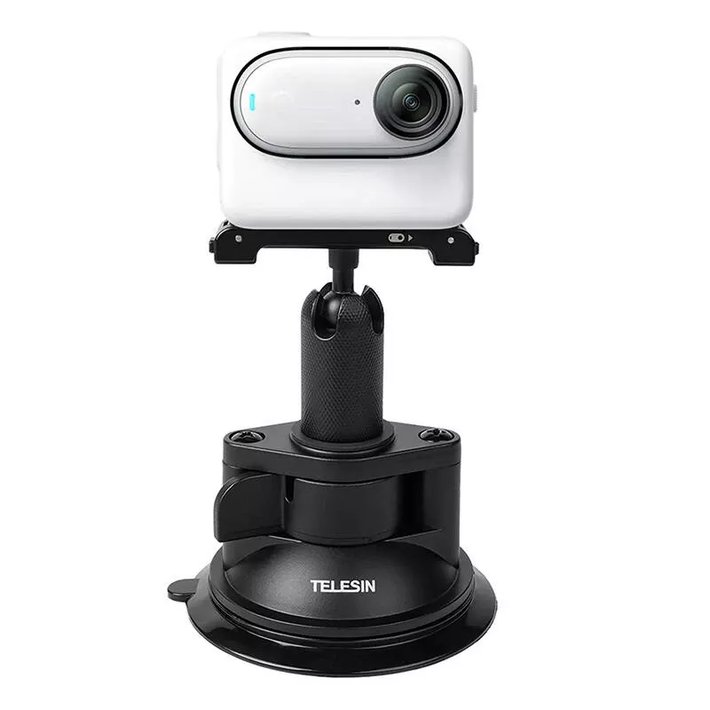 Magnet- ja iminapapõhja komplekt Telesin MAG-003 Insta360 GO 3 jaoks
