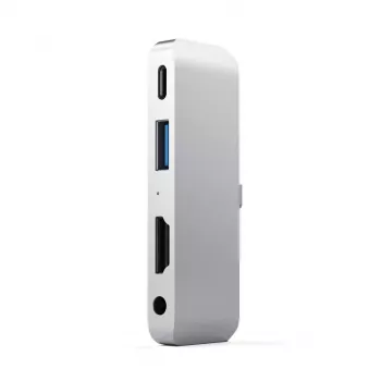 Satechi alumiiniumist USB-C jaotur iPad Pro jaoks, hõbedane