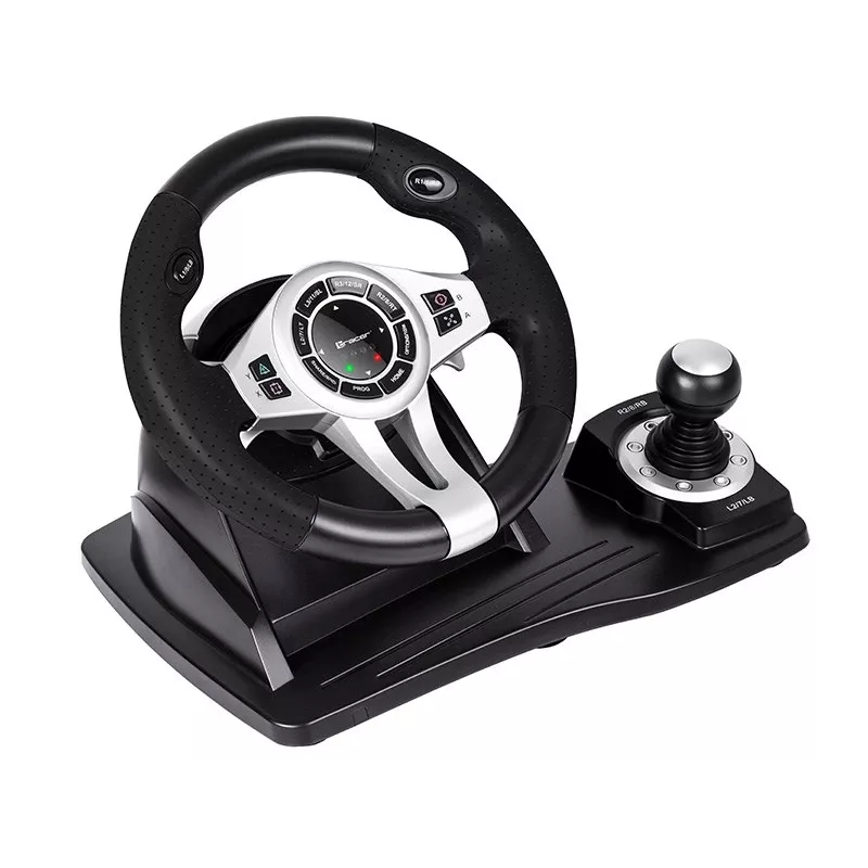 Tracer TRAJOY46524 Mängukontroller Must Rool + Pedaalid PlayStation 4, PlayStation 3