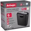 Activejet ASH-0601S purustaja, P-2, 10 l, 6 mm riba, 6 lehte, must.