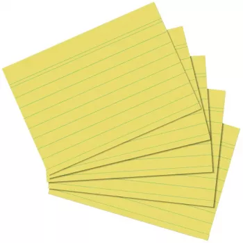 Registrikaart Herlitz 1150515 kollane 1 tk