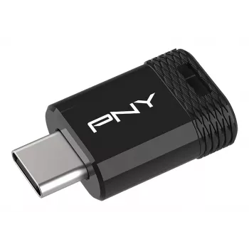 USB-mälupulk PNY Elite-X 256 GB USB USB-C 3.2 Gen 1 (lugemine 200 MB/s, kirjutamine 100 MB/s) must