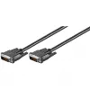 Wentronic Goobay DVI-D FullHD kaabel Dual Link, must, 1,8 m - DVI-D-pistik Dual-Link (24+1 kontakti) > DVI-D-pistik Dual-Link (24+1 kontakti) (93573)
