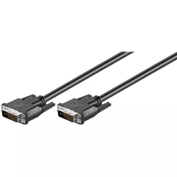 Wentronic Goobay DVI-D FullHD kaabel Dual Link, must, 1,8 m - DVI-D-pistik Dual-Link (24+1 kontakti) > DVI-D-pistik Dual-Link (24+1 kontakti) (93573)