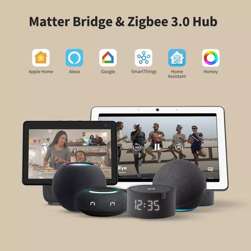 AQARA Panel Hub S1 Plus (MP-K03D) - WiFi puutepaneel Zigbee jaoturi funktsiooniga