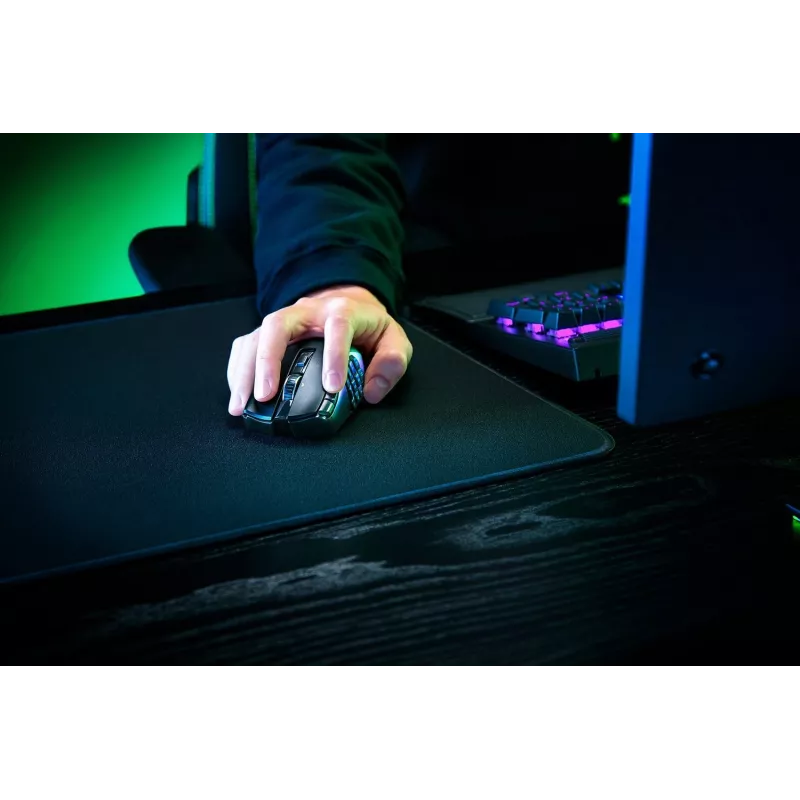 Hiir mängudele Razer Naga V2 HyperSpeed RF Wireless + Bluetooth, paremakäeline, 30000 DPI, optiline, must