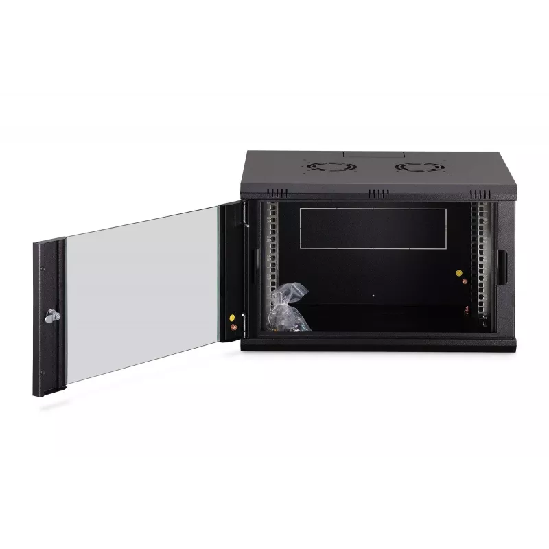 Seinale paigaldatav 19-tolline püstikapp DIGITUS Dynamic-N DN-37101 — 7U, 600x450 mm, IP20, võtmelukk, koostamata