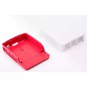 ALLNET Raspberry Pi 4 tarvik - Ametlik korpus punane/valge mudelile 4