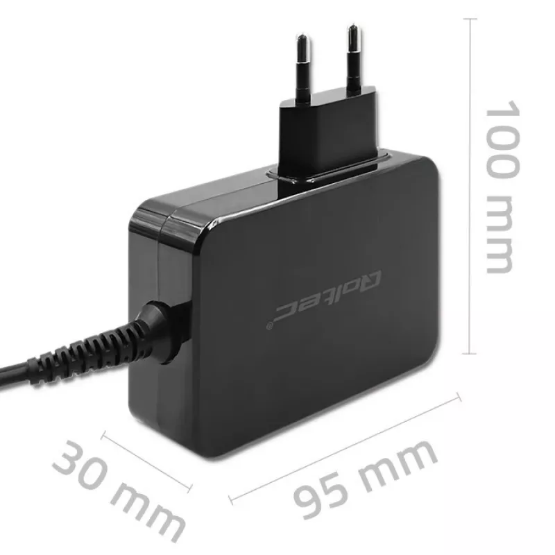 GaN toiteadapter QOLTEC 52387 90W 1x USB‑C 5–20V