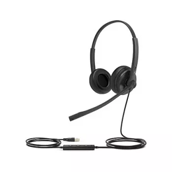 Yealink UH34 SE Lite Dual Teams Peakomplekt Juhtmega ühendus Peapaela tüüpi Kontor/kõnekeskus USB USB-C Must