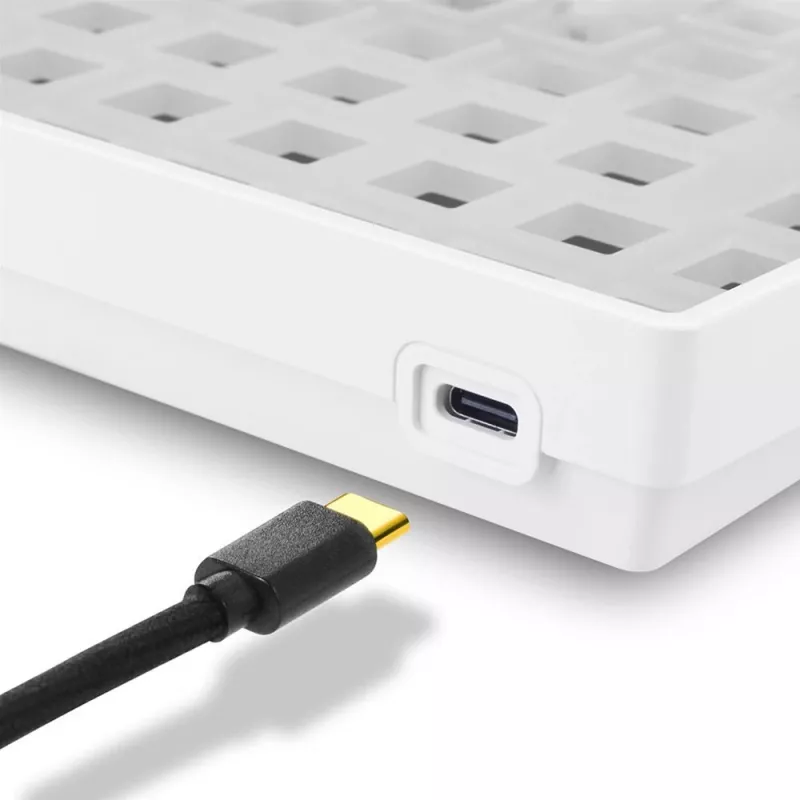 Klaviatuur Sharkoon SKILLER SGK50 S3 Gaming USB No valge