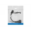 Lanberg CA-C14E-10CC-0018-BK Stromkabel Schwarz 0,18 m C14-Koppler (CA-C14E-10CC-0018-BK)