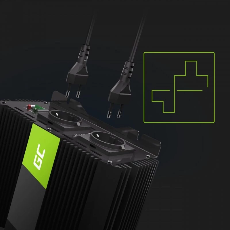 Toiteinverter roheline Cell INVGC12 Auto 3000 W Must