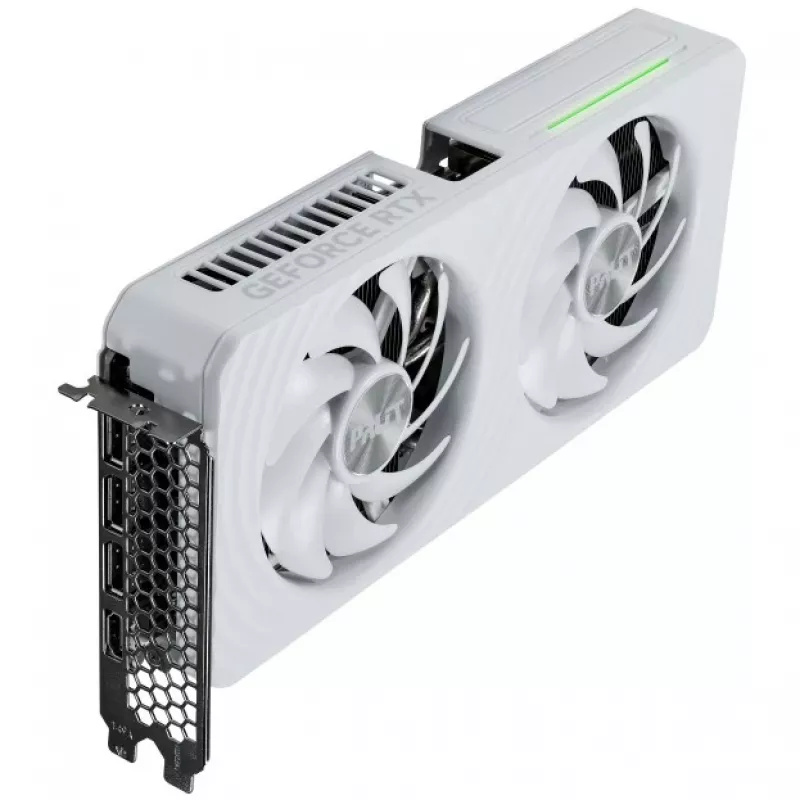 Videokaart Palit GeForce RTX 5060 Ti White OC — GeForce RTX 5060 Ti, 16 GB GDDR7, 128-bit, PCIe 5.0, 2407 MHz