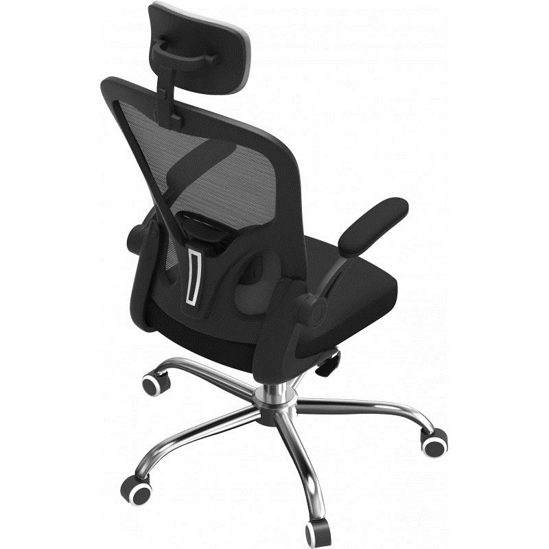 Top e shop DORY SZARY kontoritool – polsterdatud iste, võrk seljatugi, 650×620 mm, kõrgus kuni 122 cm