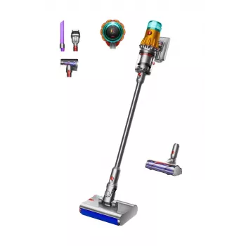 Dyson V12 Submarine 3-in-1 tolmuimeja, aku, märg- ja kuivpuhastus, HEPA, kotita, 0,35 L, nikkel, kollane