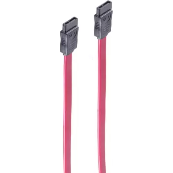 SATA-kaabel ShiverPeaks BS78240-0.3 0,3 m Must Punane