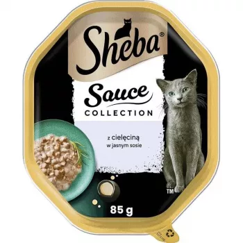 Märg kassitoit kotikeses Sheba kandik vasikalihaga kastmes 85 g